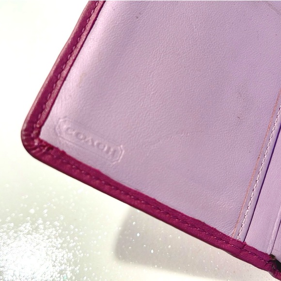 Pink coach wallet vintage ergo - Picture 7 of 10